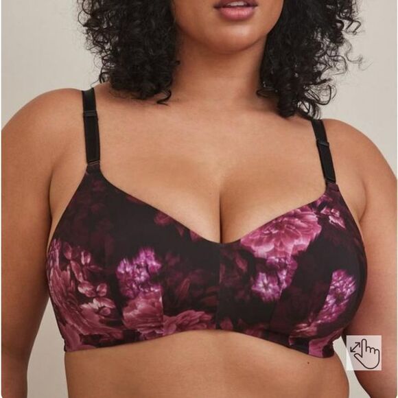 Torrid Dream Floral Wire-Free Bra - Picture 1 of 4